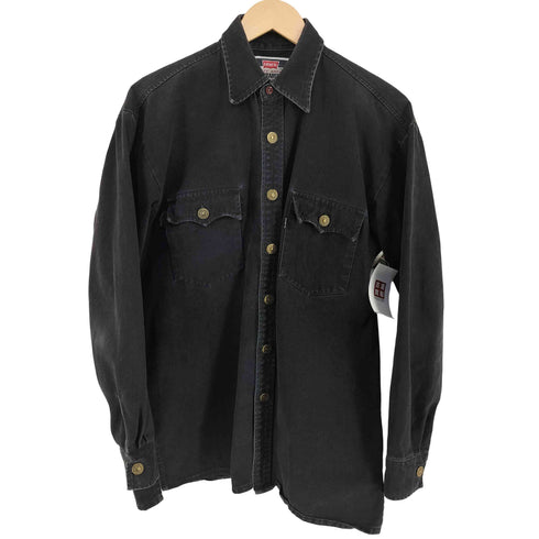 リーバイス Levis ブラック モールスキンシャツ メンズ import:S