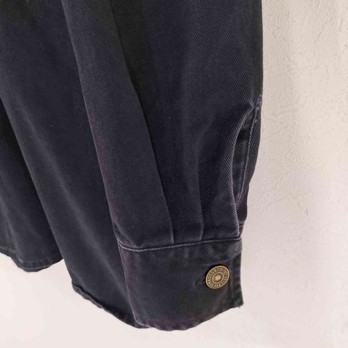リーバイス Levis ブラック モールスキンシャツ メンズ import:S