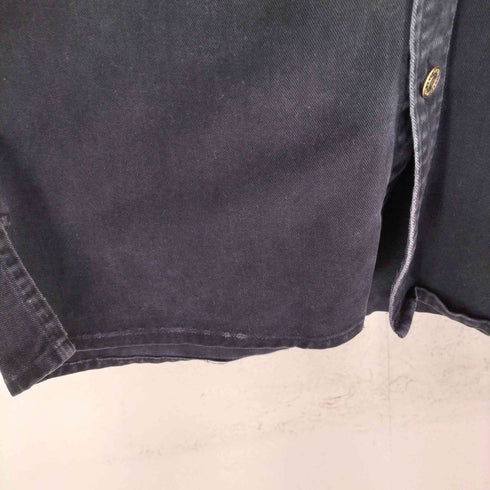 リーバイス Levis ブラック モールスキンシャツ メンズ import:S