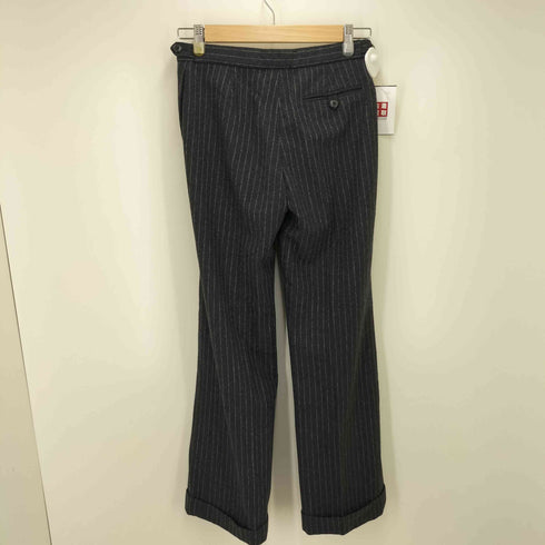 ラルフローレン RALPH LAUREN ストライプ柄 ウールパンツ レディース 9