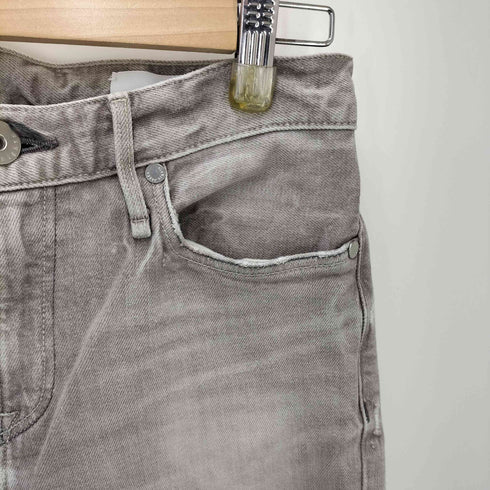 アッパーハイツ upper hights THE STELLA ユーズド加工 ストレッチスリムテーパードデニムパンツ レディース US:24
