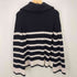 ザラ ZARA ZIPPERED STRIPED KNIT CARDIGAN レディース import:M