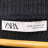 ザラ ZARA ZIPPERED STRIPED KNIT CARDIGAN レディース import:M