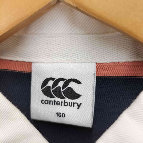 カンタベリー CANTERBURY ロゴ刺繍 ラガーシャツ レディース 160