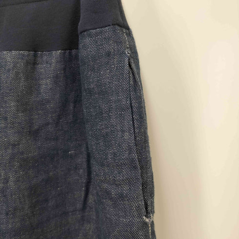 ビアズリー BEARDSLEY ウエストリブリネンワイドパンツ レディース JPN:S