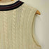 マッキントッシュフィロソフィー MACKINTOSH PHILOSOPHY アクリル コットン 混 ウール ケーブル チルデン ニット ベスト レディース EUR:40