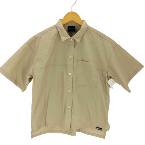 ジャックウルフスキン JACK WOLFSKIN ショートスリーブワークシャツ レディース import:L