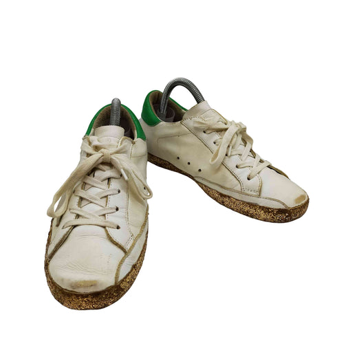 ゴールデングース GOLDEN GOOSE Superstar Gold Glitter ローカットスニーカー レディース EUR:36