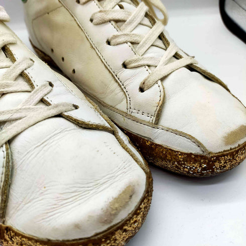 ゴールデングース GOLDEN GOOSE Superstar Gold Glitter ローカットスニーカー レディース EUR:36