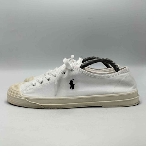 ポロラルフローレン POLO RALPH LAUREN ESSENCE 100 キャンパス キャップトゥ スニーカー メンズ US:9.5