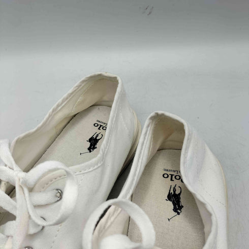 ポロラルフローレン POLO RALPH LAUREN ESSENCE 100 キャンパス キャップトゥ スニーカー メンズ US:9.5