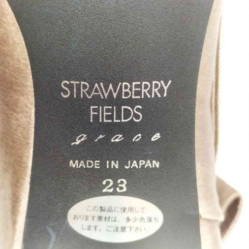 ストロベリーフィールズ STRAWBERRY-FIELDS ビジュー リボン ヒール パンプス レディース JPN:23