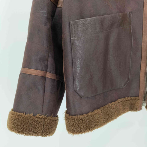 アダムエロペ Adam et Rope WILD LIFE TAILOR エコファーTYPE D-1 ブルゾン メンズ import:M