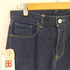 ランバンオンブルー LANVIN en Bleu 革パッチ コインポケット インディゴ テーパード デニム パンツ メンズ 48