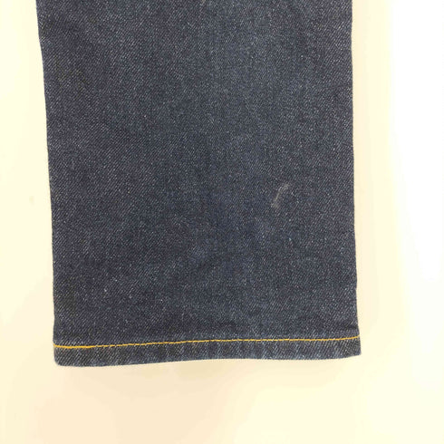 ランバンオンブルー LANVIN en Bleu 革パッチ コインポケット インディゴ テーパード デニム パンツ メンズ 48