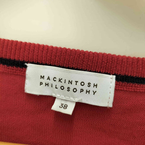 マッキントッシュフィロソフィー MACKINTOSH PHILOSOPHY 半袖クルーネックニット レディース JPN:38