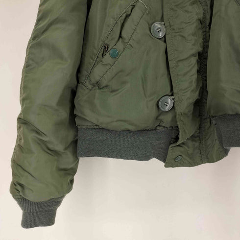 ユーエスエアーフォース U.S. AIR FORCE 82年製 ALPHA社製 N-2B フライトジャケット SCOVILLジップ メンズ import:M