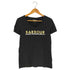バブアー Barbour B.Intl Huddle Tee ロゴプリント Vネック Tシャツ レディース UK:10