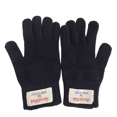 Shesaidthat cream gloves butter muffler レディース