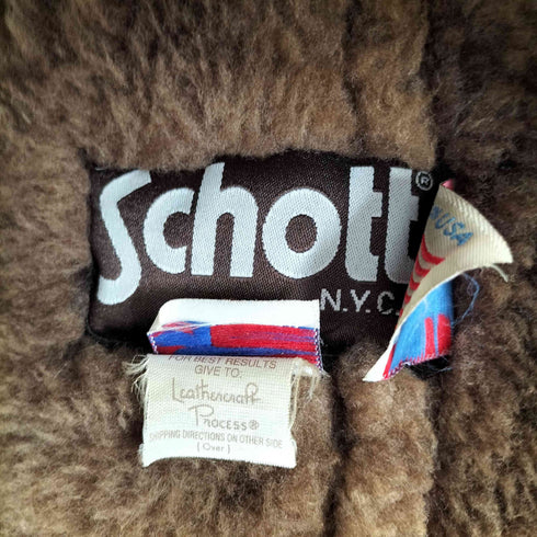 ショット Schott 80S USA製 ムートンコート メンズ US:40