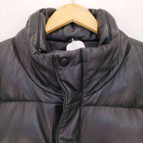 アヴィレックス AVIREX 羊革 ラムレザーダウンジャケット メンズ import:M