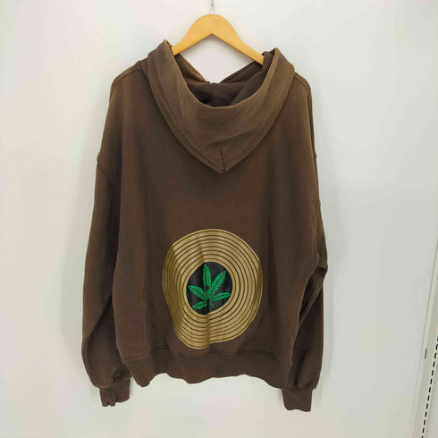 シャカウェアー SHAKA WEAR ガーメントダイ マリファナ プリント ダブルジップ パーカー メンズ import:XL