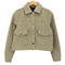 ザラ ZARA SOFT SHORT JACKET クロップド ワークジャケット レディース import:XS