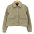 ザラ ZARA SOFT SHORT JACKET クロップド ワークジャケット レディース import:XS