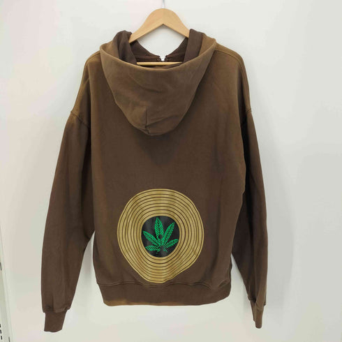 シャカウェアー SHAKA WEAR ガーメントダイ マリファナ プリント ダブルジップ パーカー メンズ import:XL