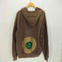 シャカウェアー SHAKA WEAR ガーメントダイ マリファナ プリント ダブルジップ パーカー メンズ import:XL