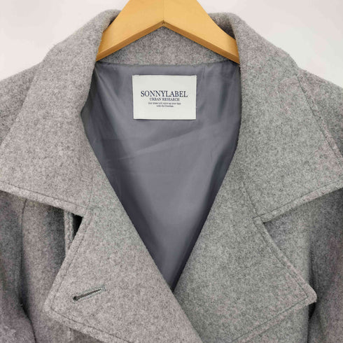 アーバンリサーチサニーレーベル URBAN RESEARCH Sonny Label 24AW メルトンジャージスタンドカラートレンチコート レディース FREE
