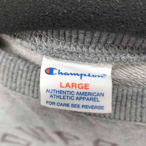 チャンピオン Champion フロントプリント クルーネックスウェット メンズ JPN:L