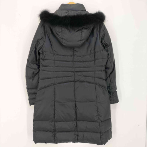 unvie-rose フォックスファー付き フーデッドダウンコート レディース 9AR