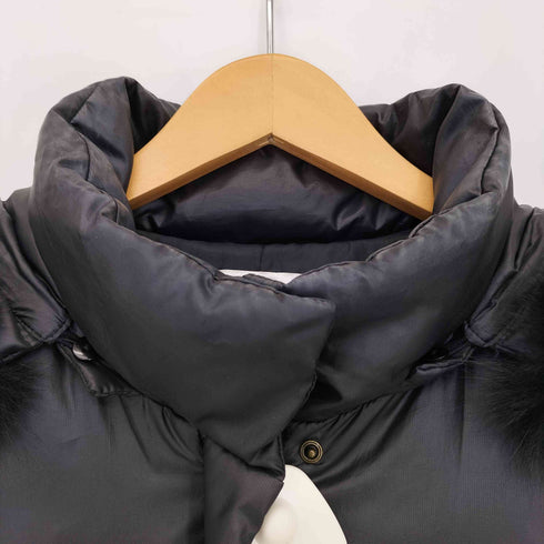 unvie-rose フォックスファー付き フーデッドダウンコート レディース 9AR