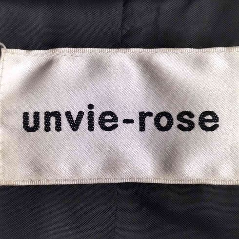 unvie-rose フォックスファー付き フーデッドダウンコート レディース 9AR