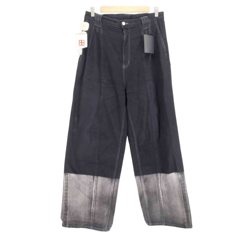 ヨーク YOKE LASER PROCESSED DENIM WIDE-LEG BUGGY PANTS メンズ JPN:4