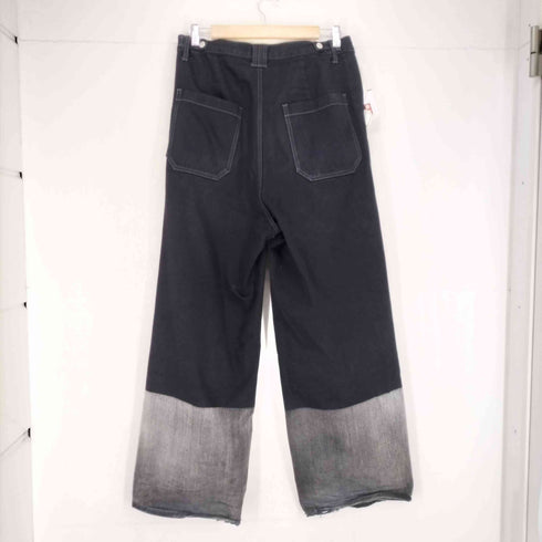 ヨーク YOKE LASER PROCESSED DENIM WIDE-LEG BUGGY PANTS メンズ JPN:4