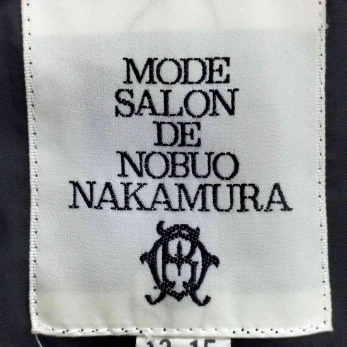 MODE SALON DE NOBUO NAKAMURA チェック柄 2B テーラードジャケット スカート セットアップ レディース 13-15