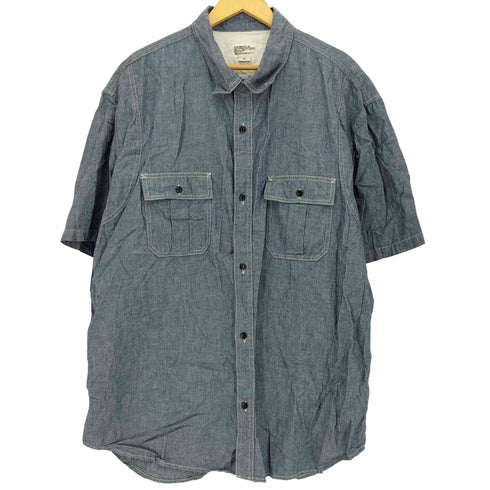 アルファインダストリーズ ALPHA INDUSTRIES ビッグサイズ 半袖 コットンワークシャツ メンズ 4L