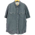 アルファインダストリーズ ALPHA INDUSTRIES ビッグサイズ 半袖 コットンワークシャツ メンズ 4L
