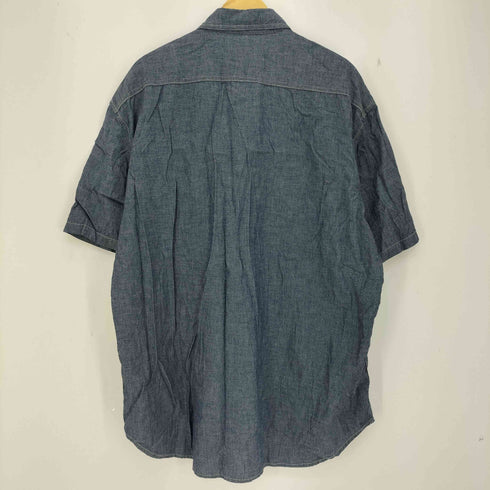アルファインダストリーズ ALPHA INDUSTRIES ビッグサイズ 半袖 コットンワークシャツ メンズ 4L