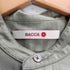 バッカ BACCA コットンバックサテン スタンドカラーロングシャツ レディース JPN:36