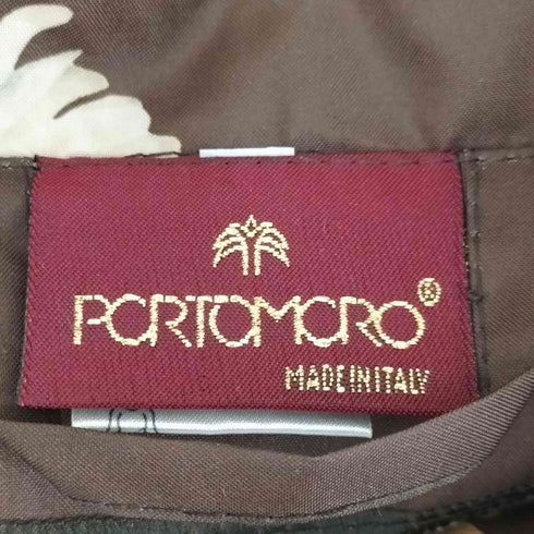 PCRTOMCRO イタリア製 ガーベラ柄ジャケット レディース