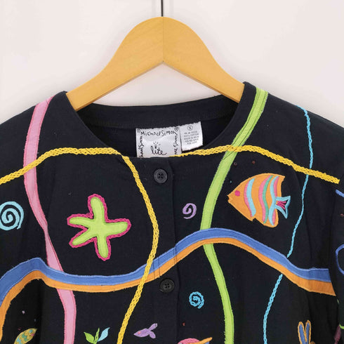 michael simon 90S お魚カーディガン レディース JPN:S