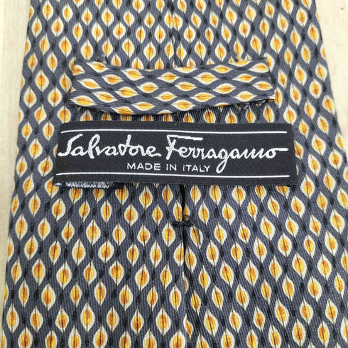 サルヴァトーレフェラガモ Salvatore Ferragamo 総柄ネクタイ メンズ