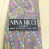 ニナリッチ NINA RICCI MADE IN FRANCE ペイズリー柄シルクネクタイ メンズ