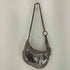 WHITING DAVIS METALLIC COLORS WITH CHUNKY SILVER CHAIN レディース