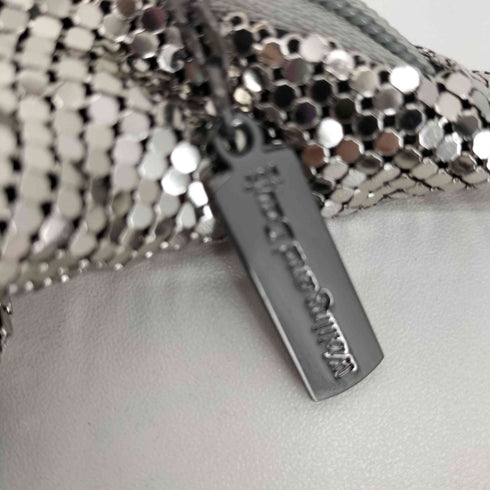 WHITING DAVIS METALLIC COLORS WITH CHUNKY SILVER CHAIN レディース