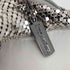 WHITING DAVIS METALLIC COLORS WITH CHUNKY SILVER CHAIN レディース