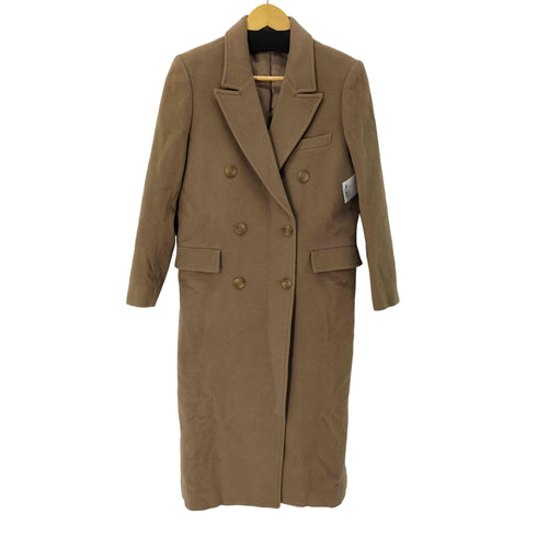 ブルックスブラザーズ BROOKS BROTHERS 80S カシミヤ混 ウールダブルチェスターロングコート レディース 9A3